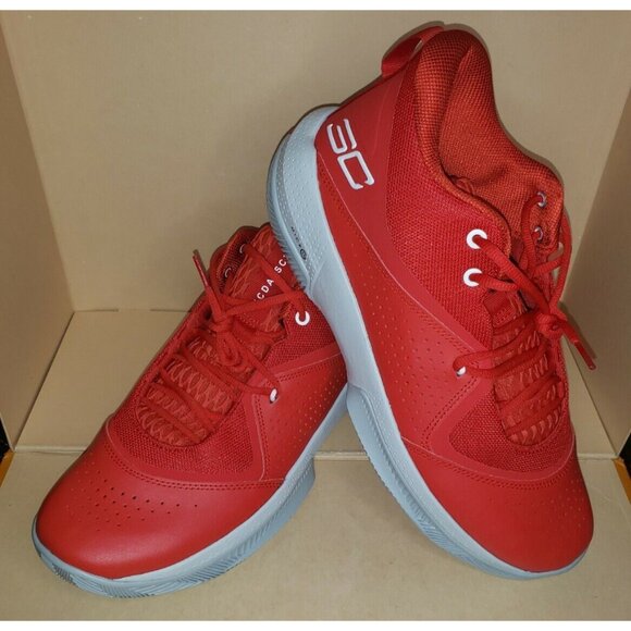 Under Armour Curry UA SC 3ZER0 IV Men\'s Sizes 12 & 13 Red Basketball New main image 6